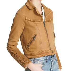 Free People Feel Good Brenda Jean Jacket Size L fits like M/L